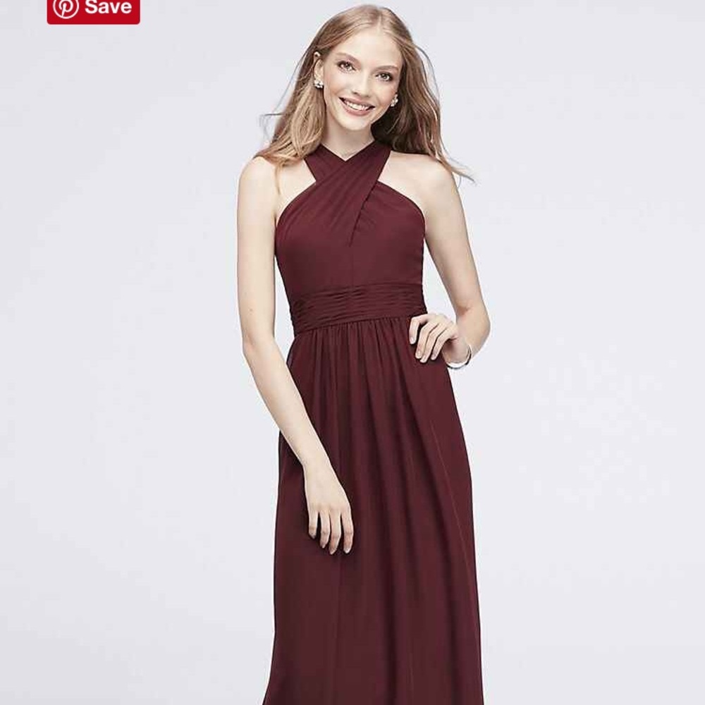 David’s Bridal Cabernet Bridesmaid Dress